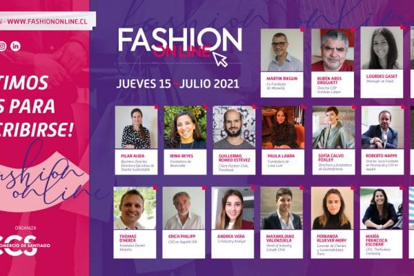 Conoce las presentaciones de los speakers de Fashion Online 2021